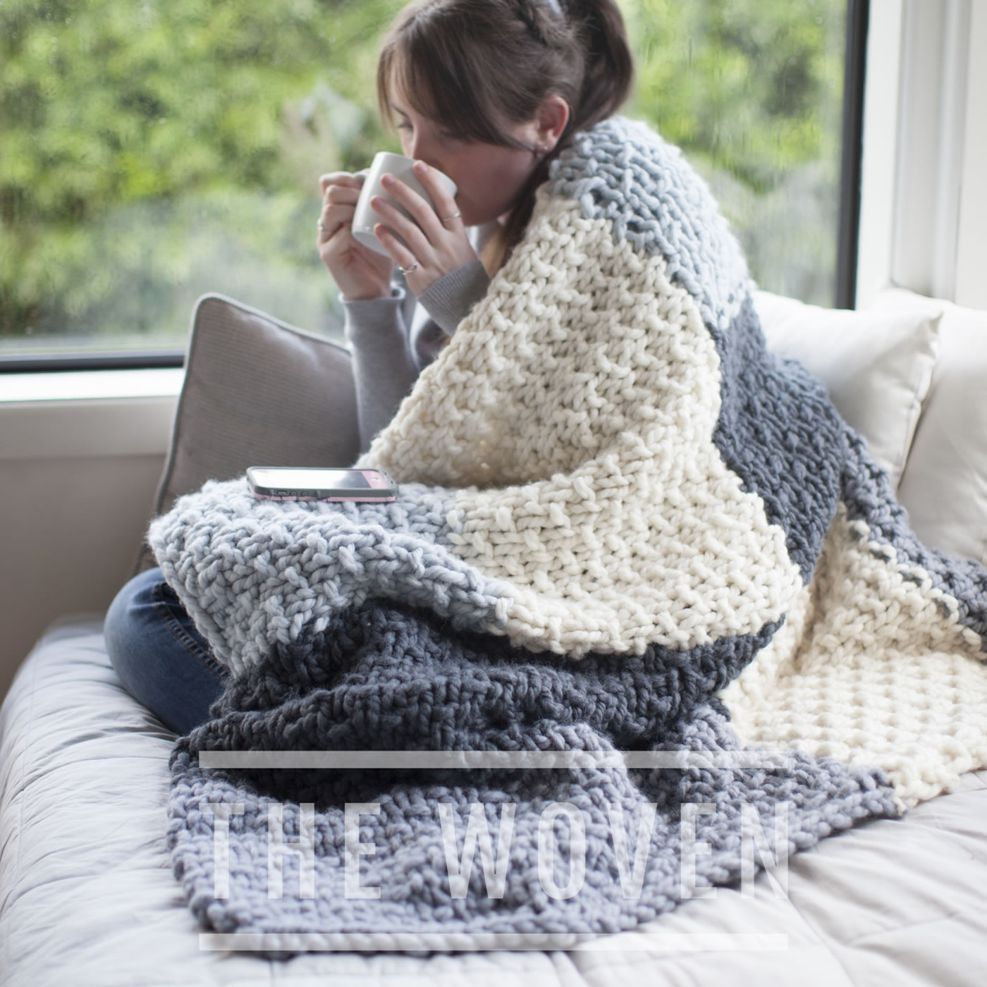 Chunky Quick Knit Blanket Pattern - Knitting Patterns ...