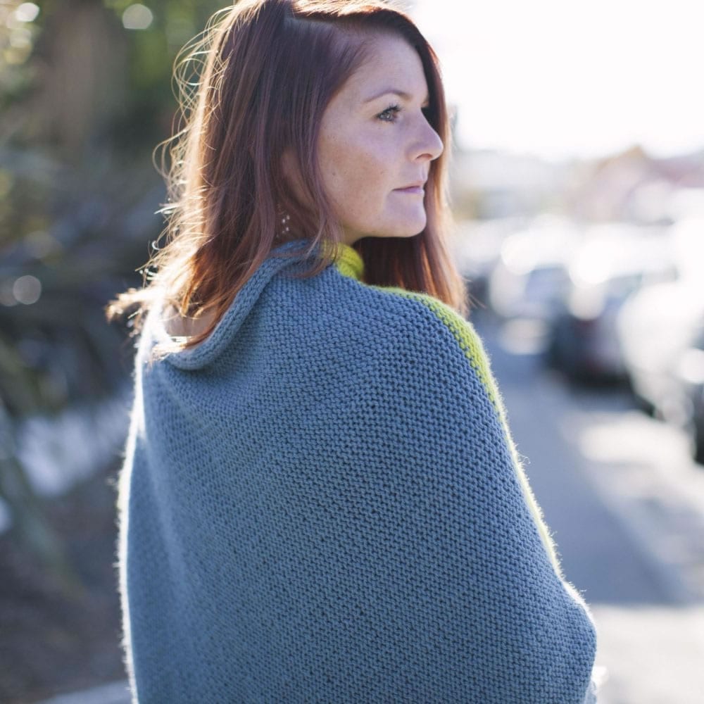 Jeanette Poncho Knit Kit in Sumptuous