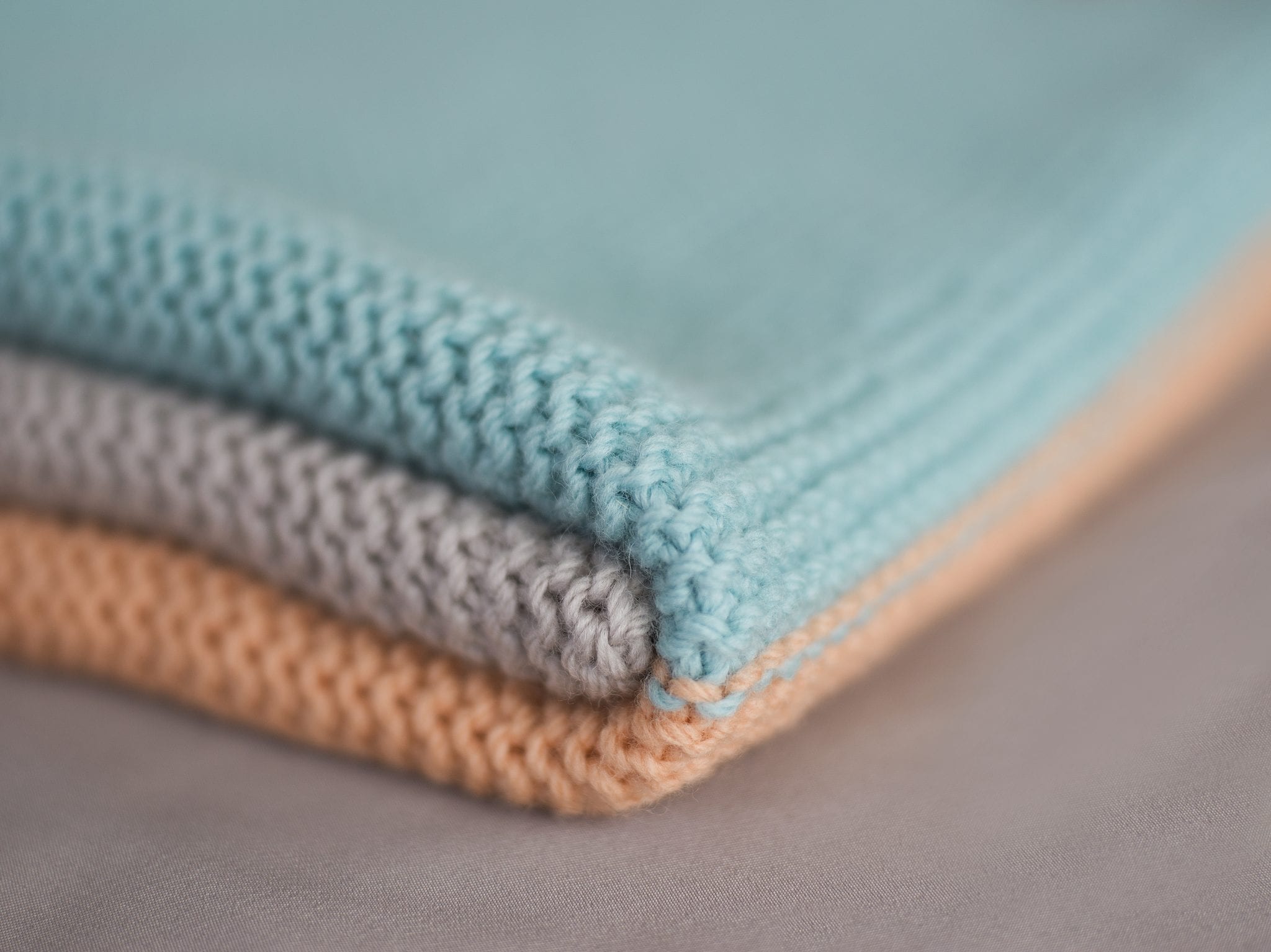 Simple Baby Blanket Knit Kit THE WOVEN Co